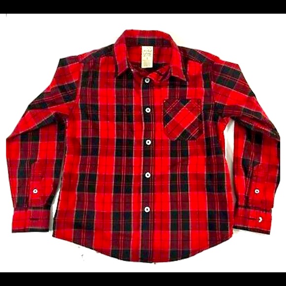 Faded Glory plaid button down shirt - Picture 1 of 3